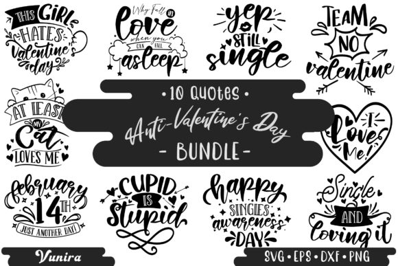 10 Anti-Valentine's Day Bundle Quotes Review
